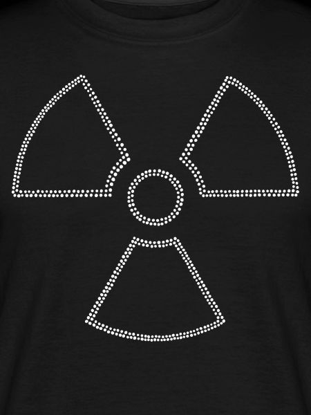 Radioactive Symbol - DOTS - Outline