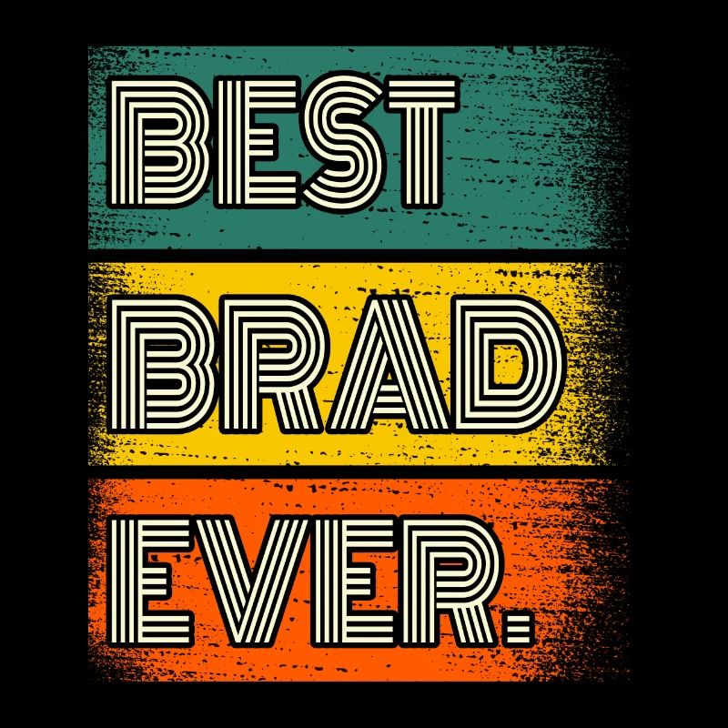 Brad Naam Gift Quote Grappig