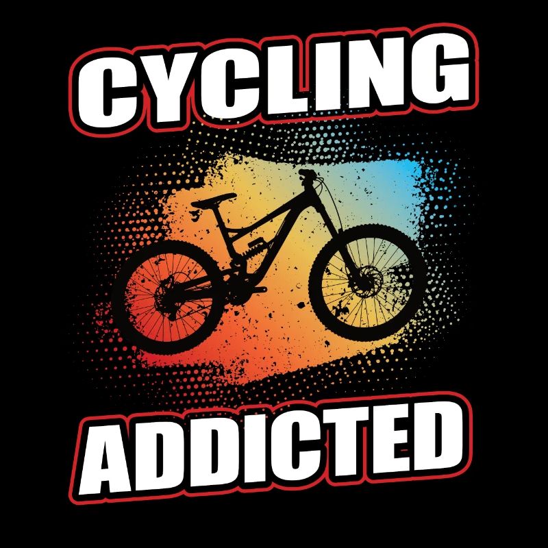 Roue de vélo VTT VTT accro au cyclisme
