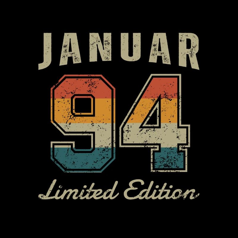 Geburtstag: Januar 1994 - Limited Edition Retro