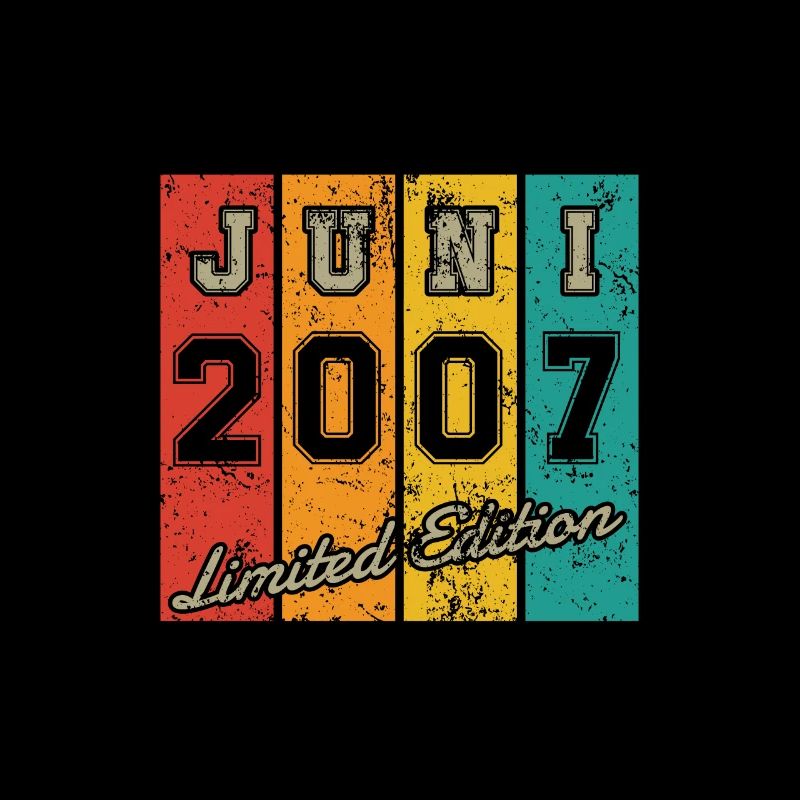 Geburtstag: Juni 2007 - Limited Edition Retro