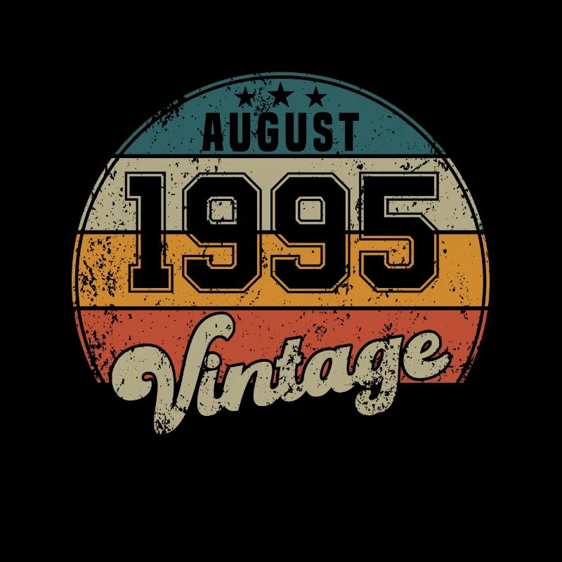 Vintage Geburtstag - August 1995 - Geschenkidee