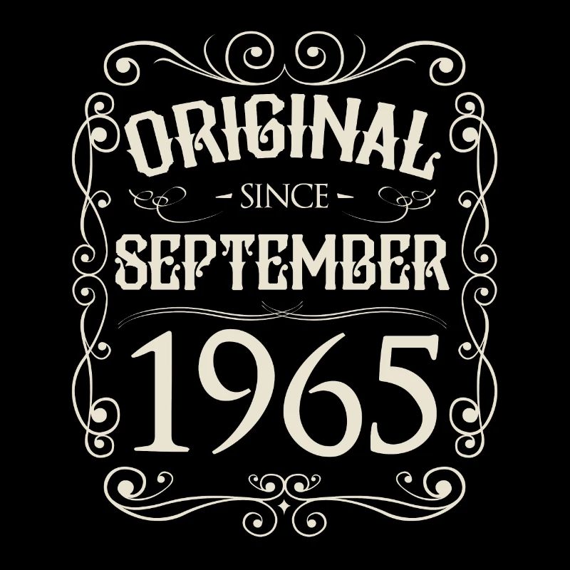 Vintage - Original since September 1965 Geburtstag