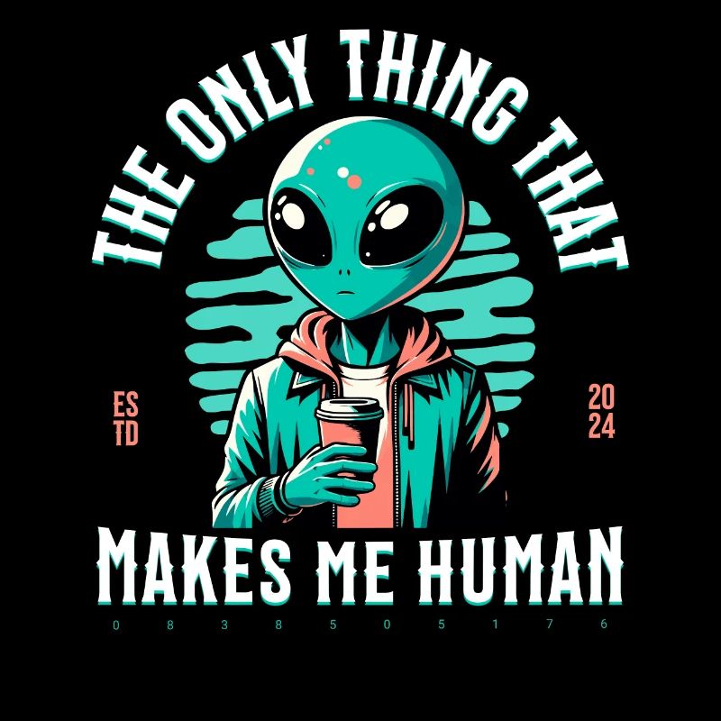 The only thing that makes me human - coffee
