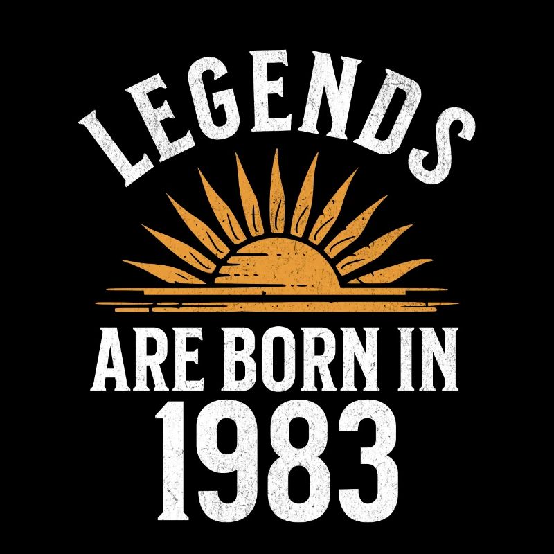 Legenden sind in 1983 geboren – Geschenkidee