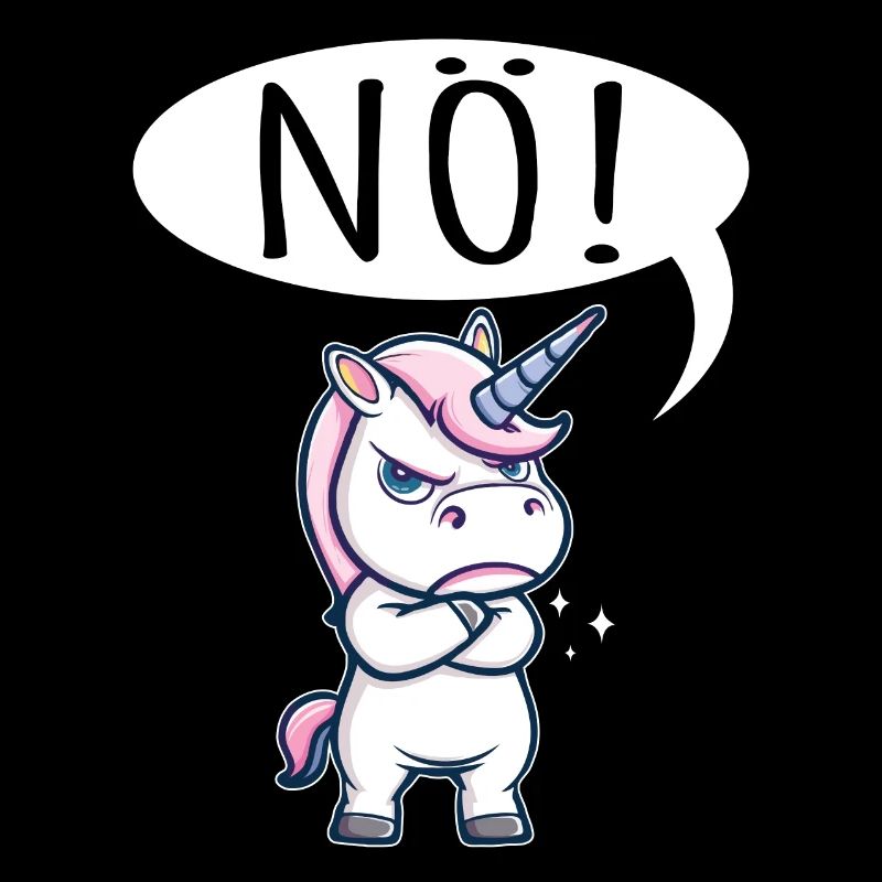 Unicorn Lower Austria funny saying grumpy