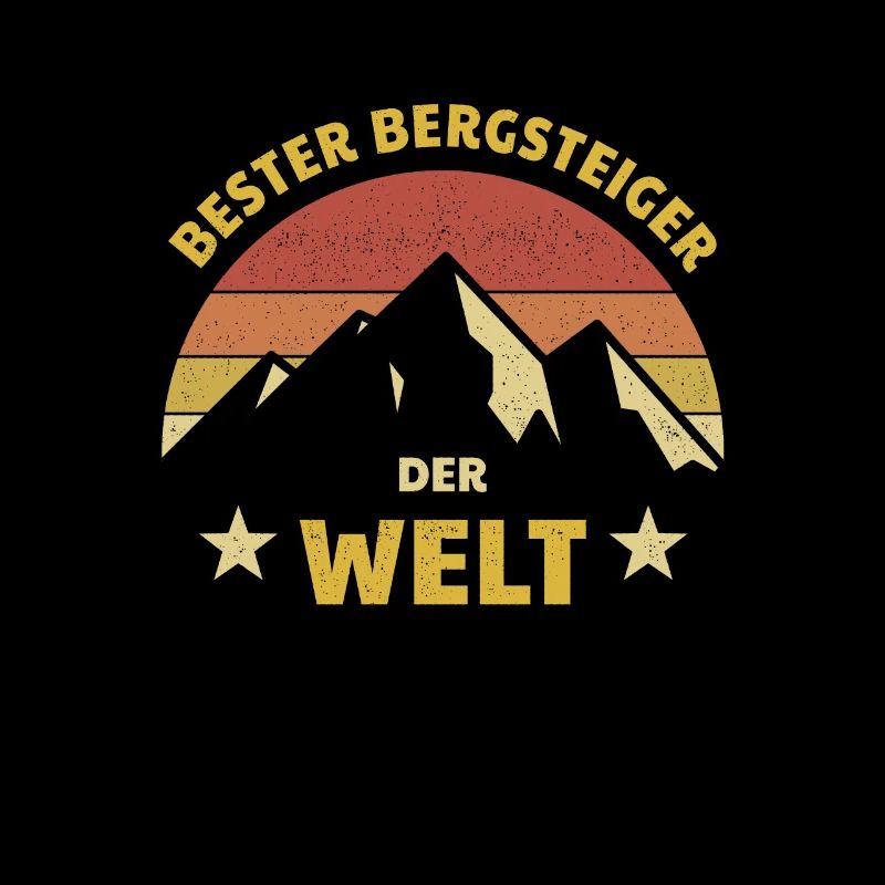 Bester Bergsteiger der Welt Kletterer Design