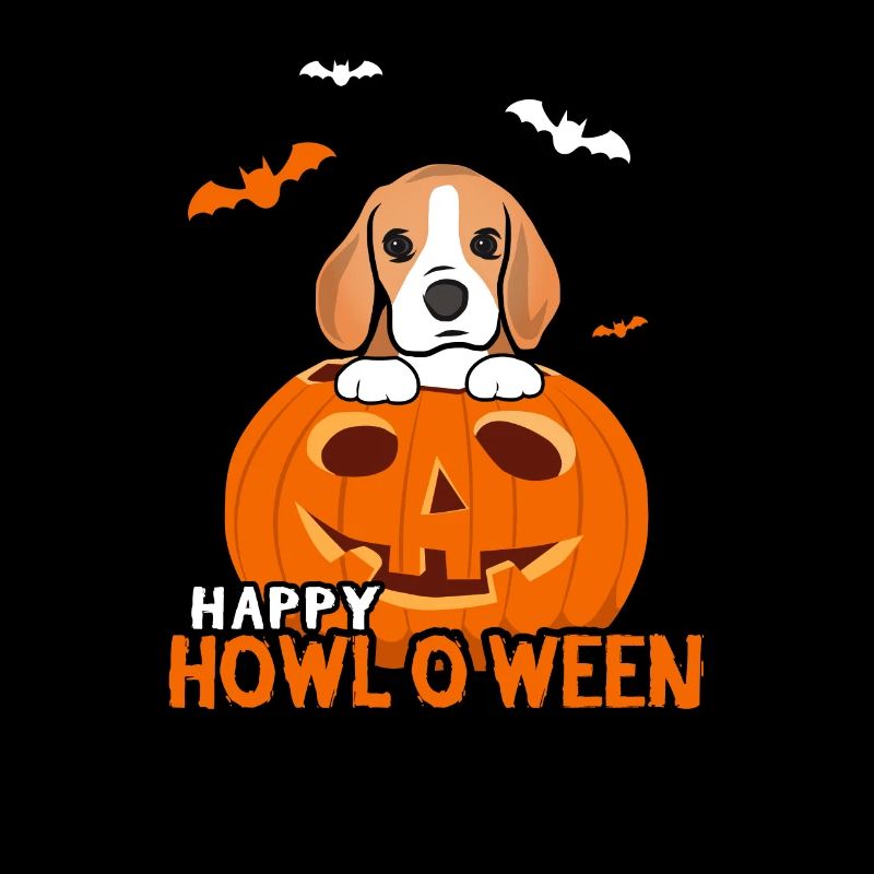 Halloween Beagle Costume Pumpkin Dog Gift Idea