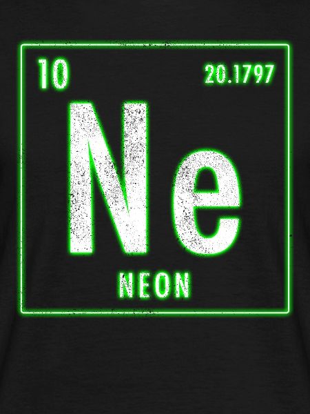 ELEMENT NEON LEUCHTEND