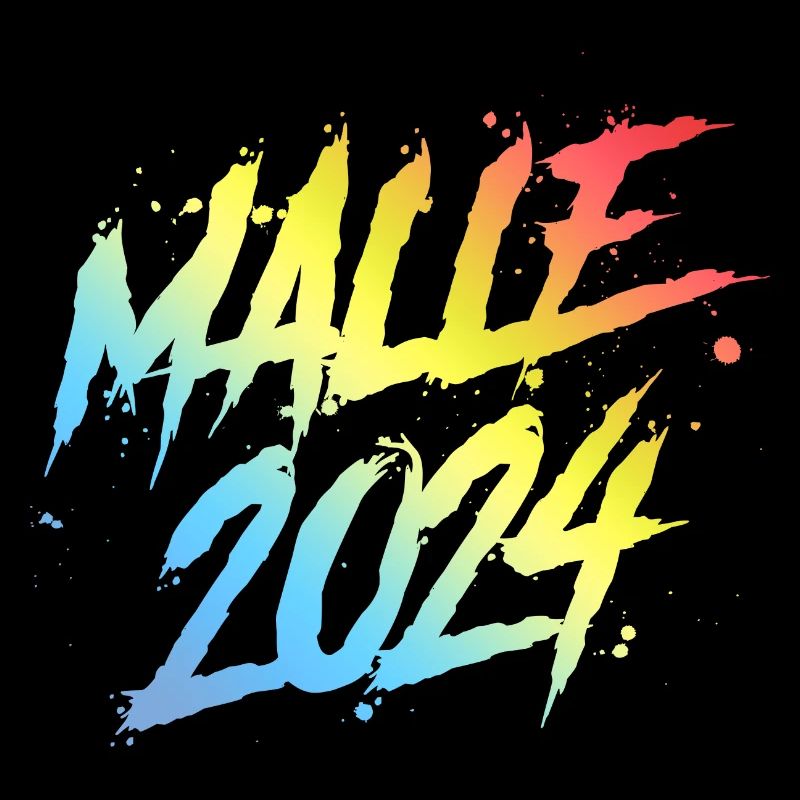 Malle 2024 Équipe de vacances colorée