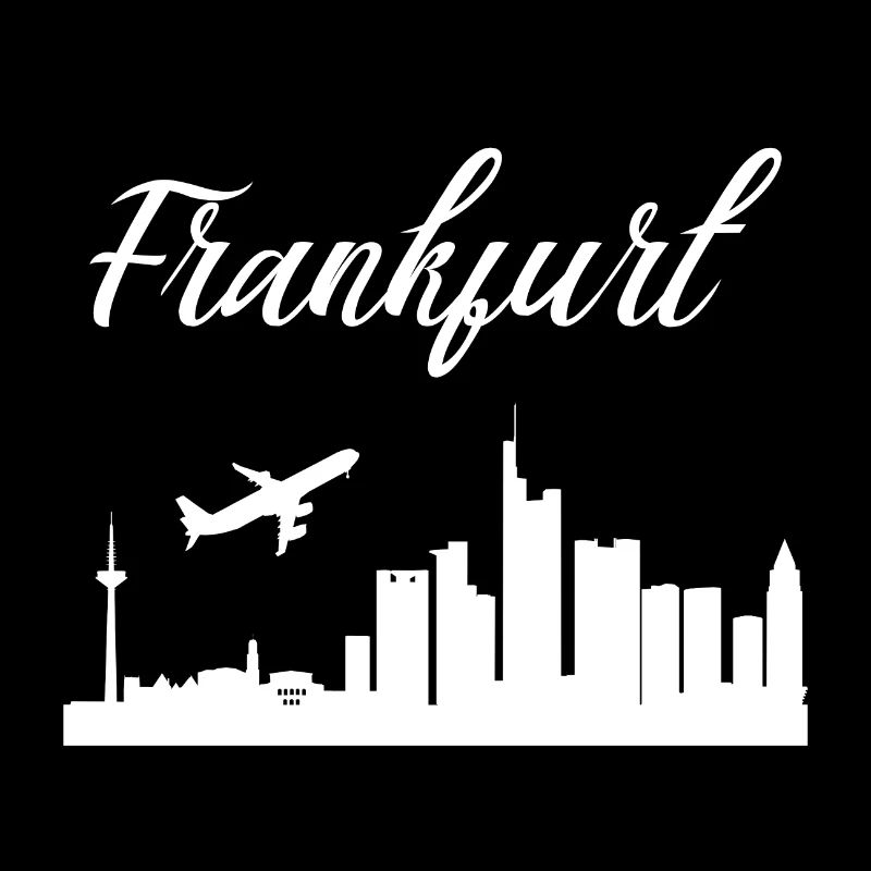 Frankfurt am Main SILHOUETTE Skyline Geschenk