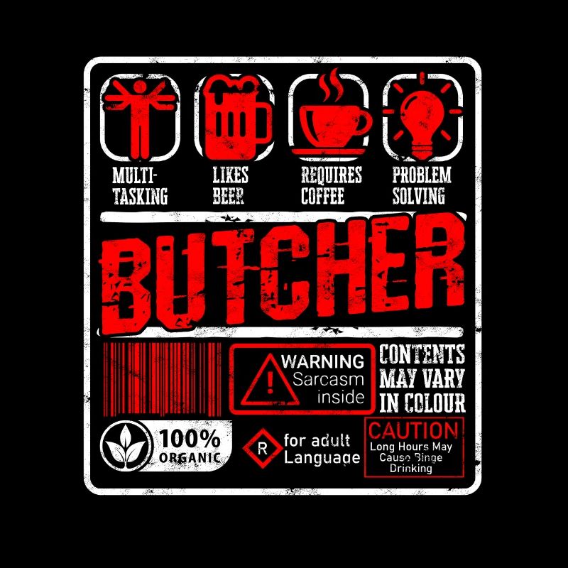 Boucher Découpeur de viande Couteaux de cuisson Boucher
