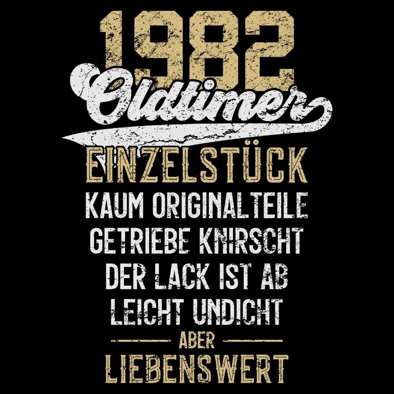 LUSTIG 44. GEBURTSTAG OLDTIMER 1982 EINZELSTÜCK