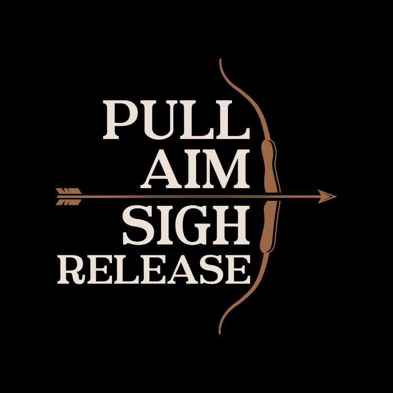 Pull Aim Sigh Release - Archer Bow