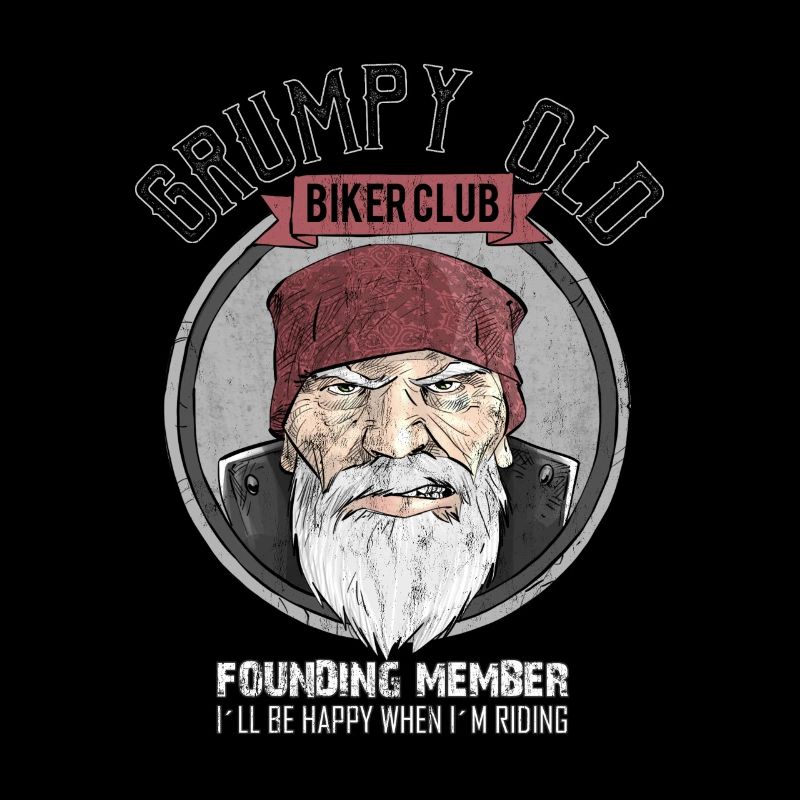 Grumpy Old Bikers Club Great For A Cranky Old