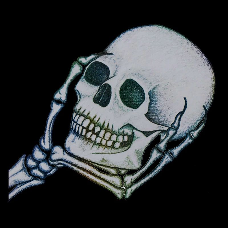 LIGHTLY COLORED SKULL