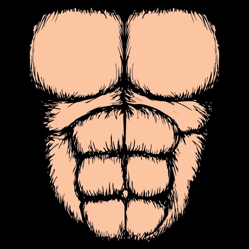 Gorilla Chest Muscles Sixpack