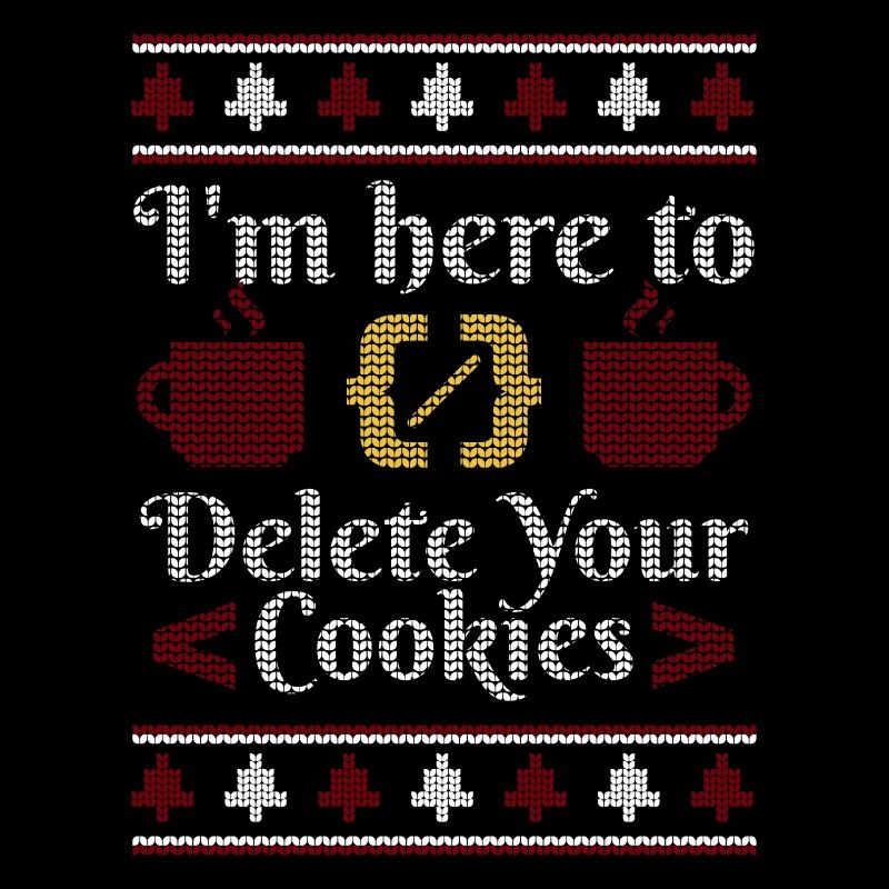 Ugly Sweater IT Nerd Cookie Deleting