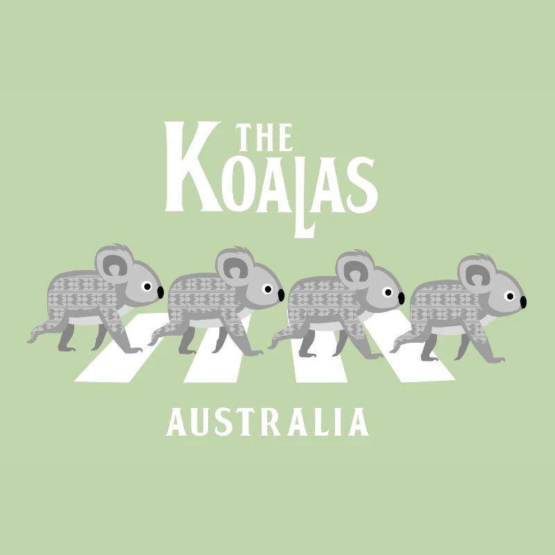 Koalas patterned