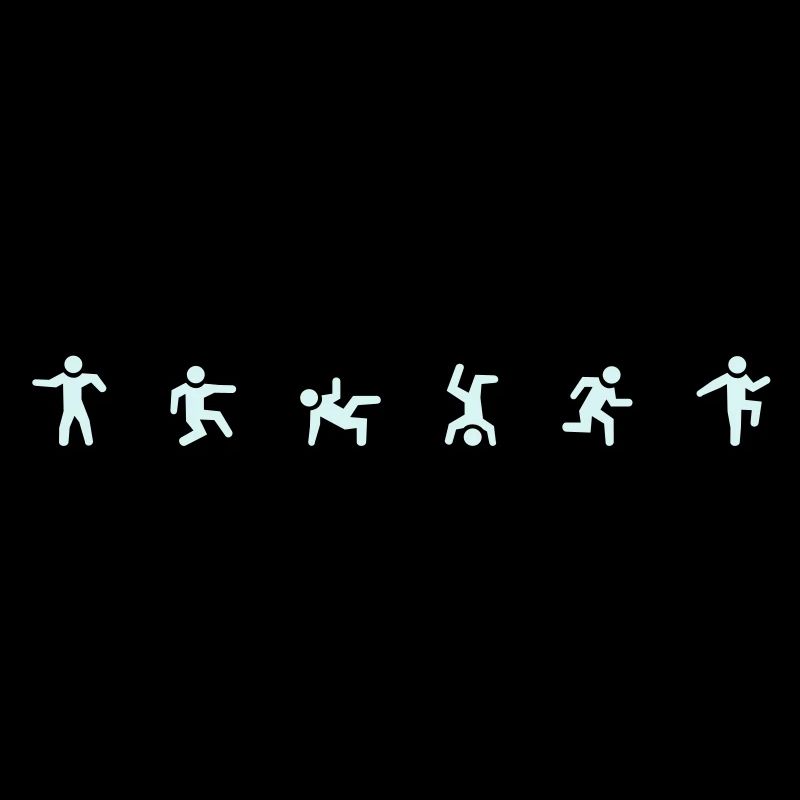 Dancemoves - 1 Farb Vektor