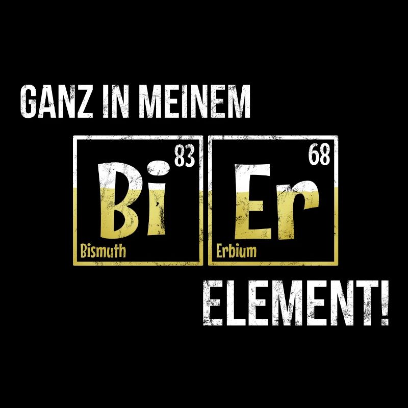 Bier ist mein Element Periodensystem Geschenk