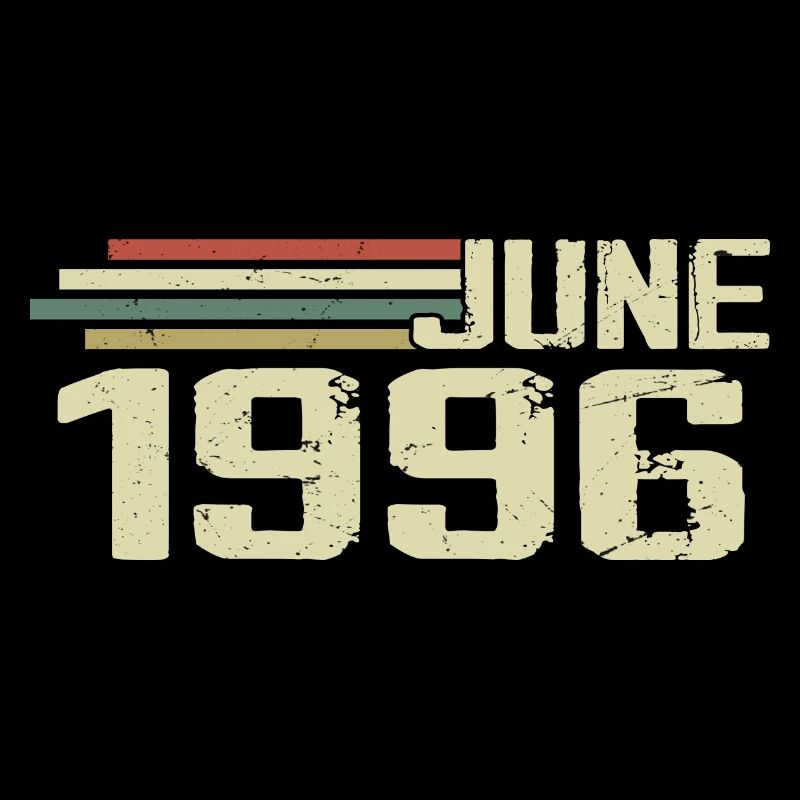 Juni 1996 Jahrestag Juni 1996 Juni 1996 Geburtstag
