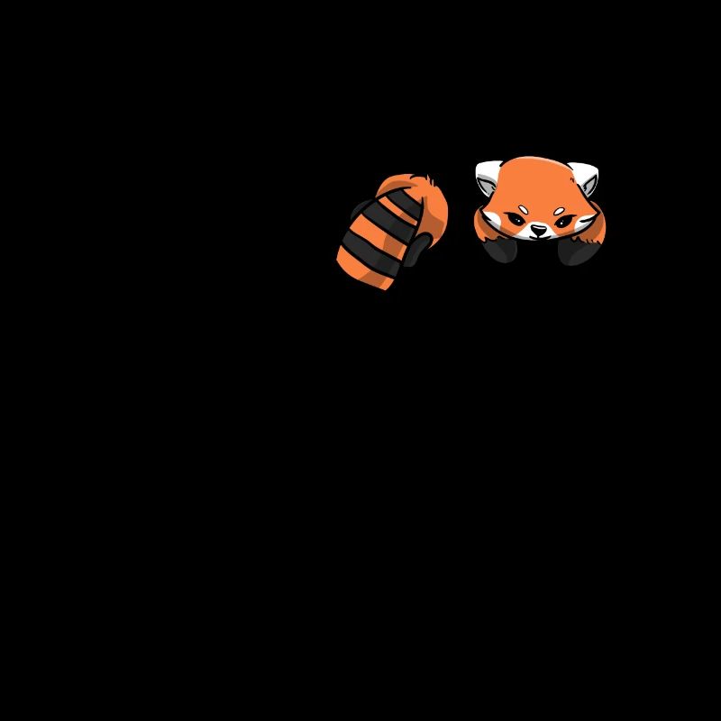 Poche de la faune du panda rouge