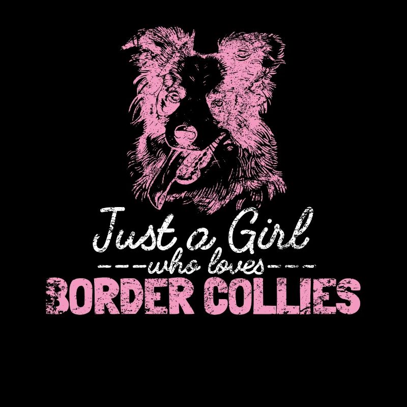 Conception unique de border collie pour