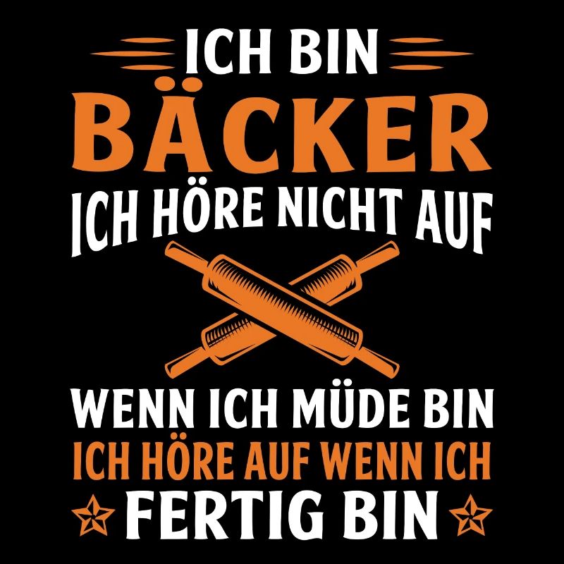 ich bin Bäcker Geschenk für Bäcker