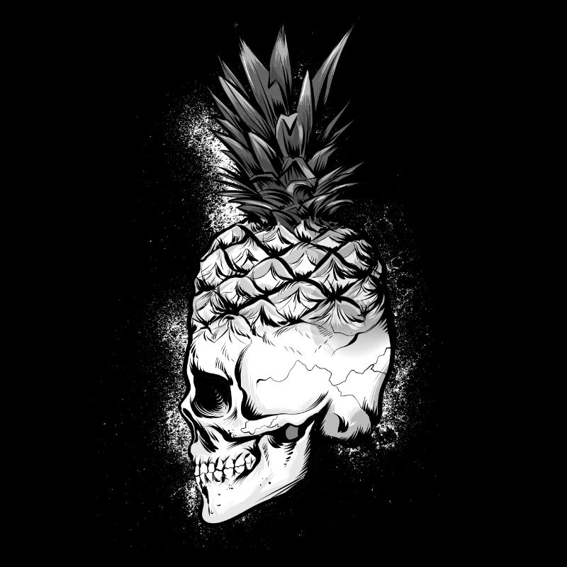 Pineapple skull