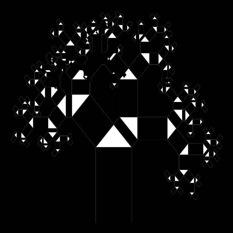 Arbre de Pythagore - fractale