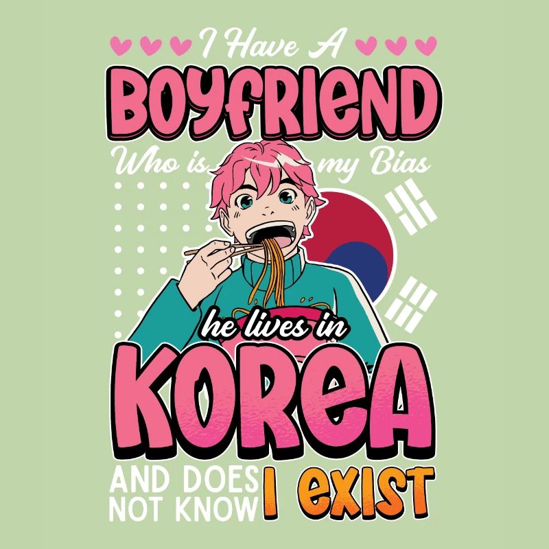 Design pop coréen pour un fan de mode K-Pop
