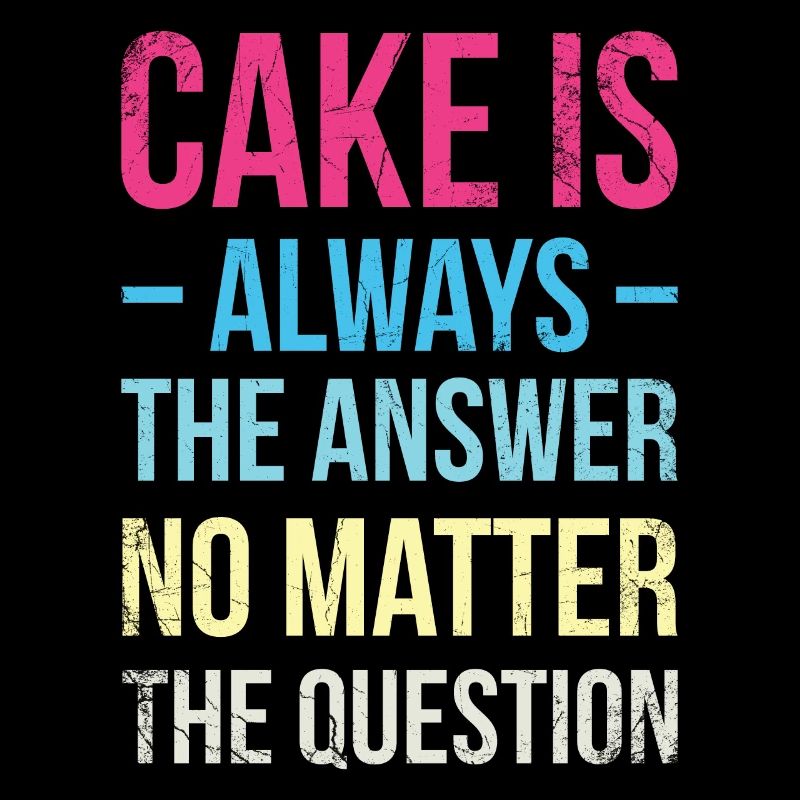 Cake is always the answer, whether for bakers