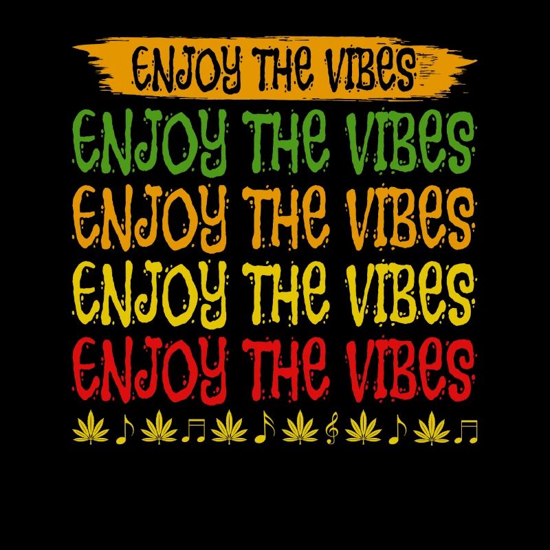 Profitez de la conception de style reggae Vibes pour