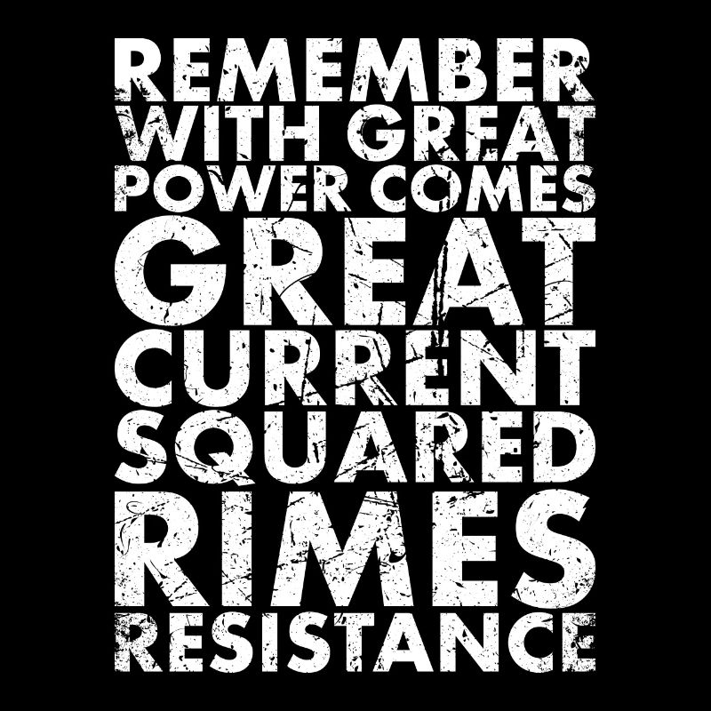 Remember, with great force comes for