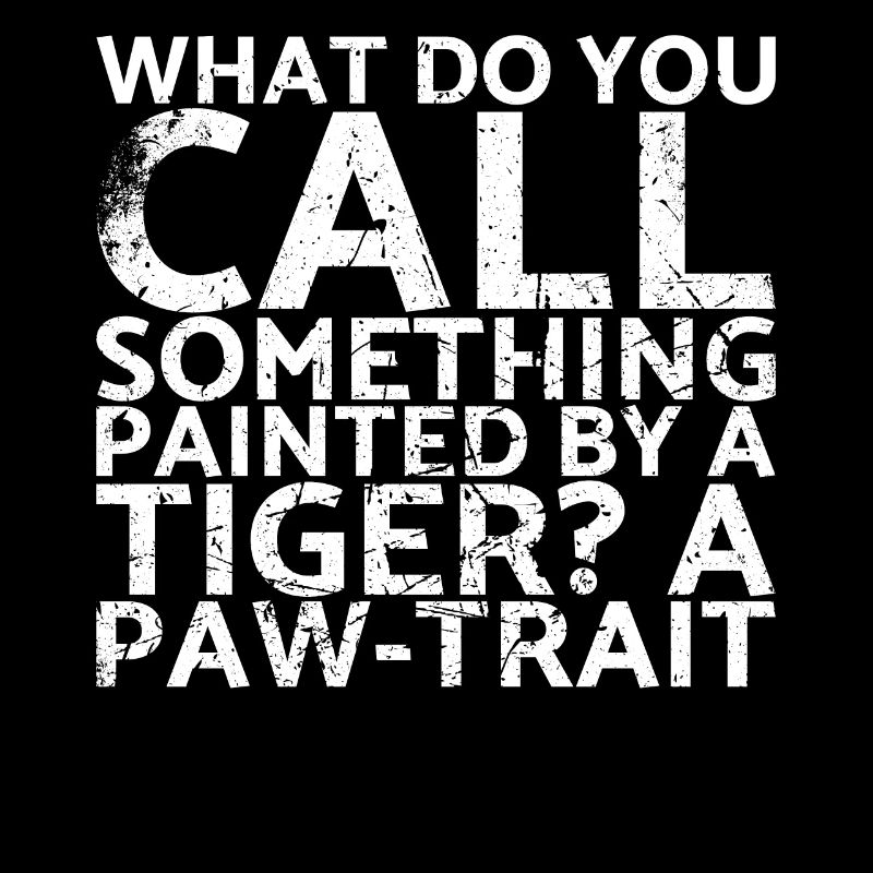 What do you call something painted by a tiger