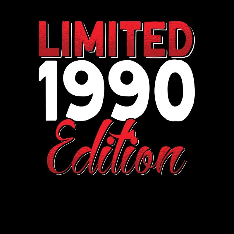 Vintage 1990 Retro Bitrthday Edition Limitée