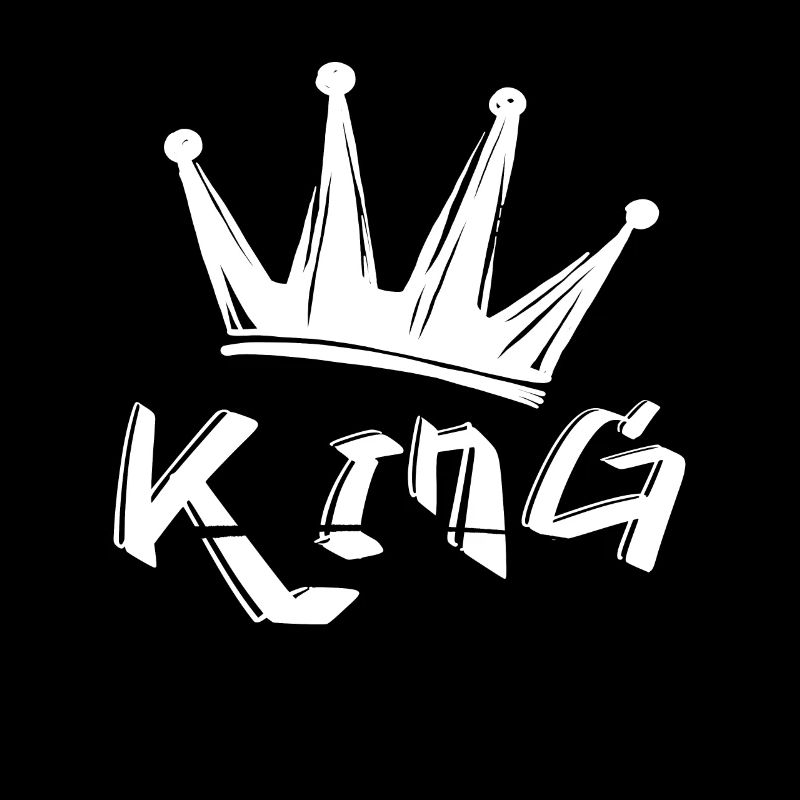 Couronne avec lettrage King