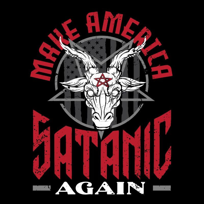 Satan Make America Satanic Again Occult