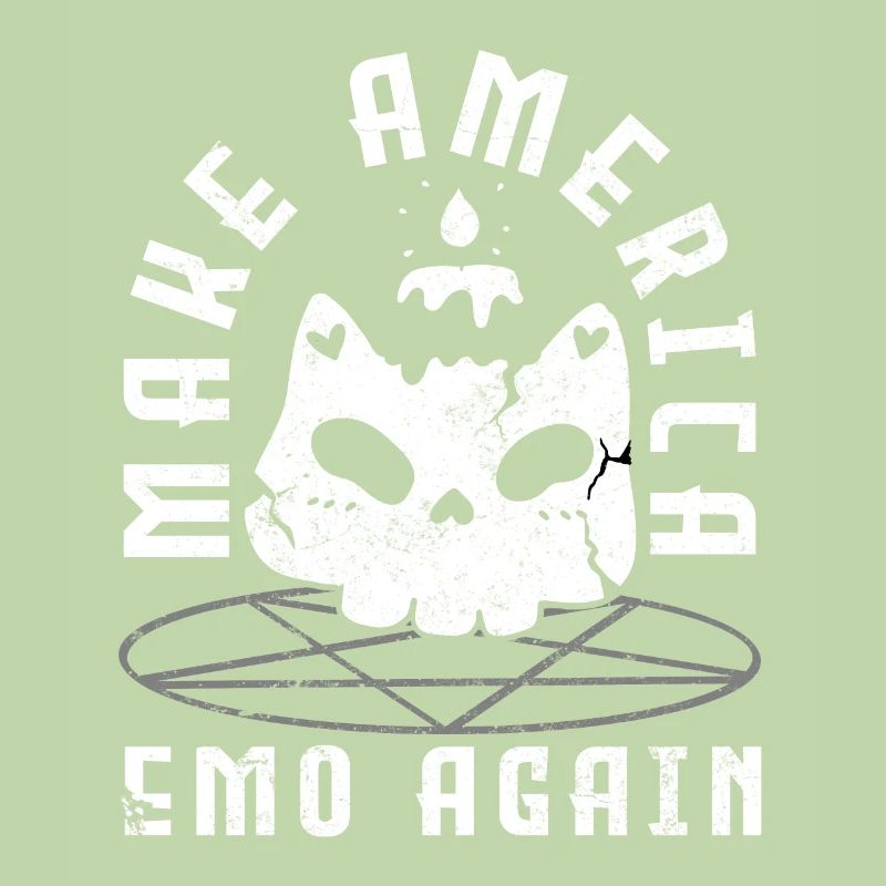 Emoticon Make America Emo Again Emocore Aesthetic
