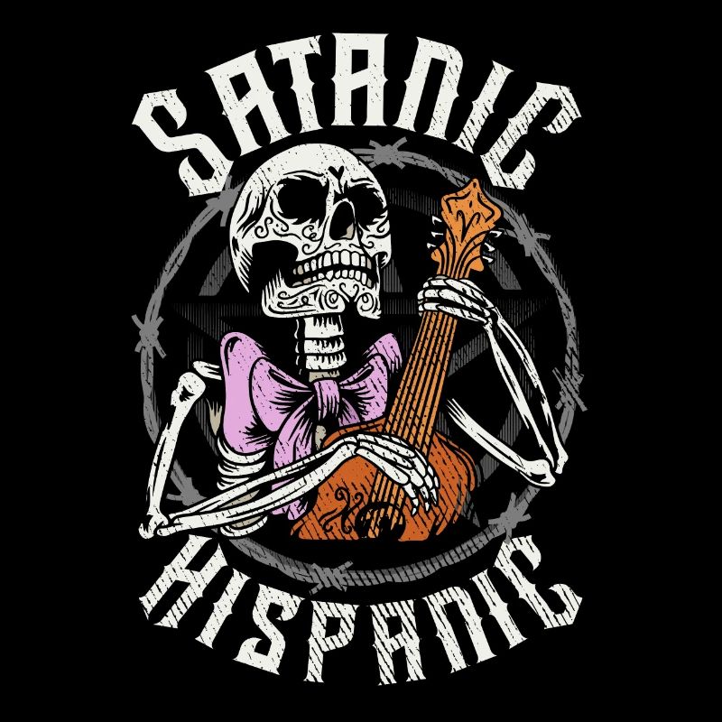 Satanic Hispanic Pentagram Mexican Occult Baphomet