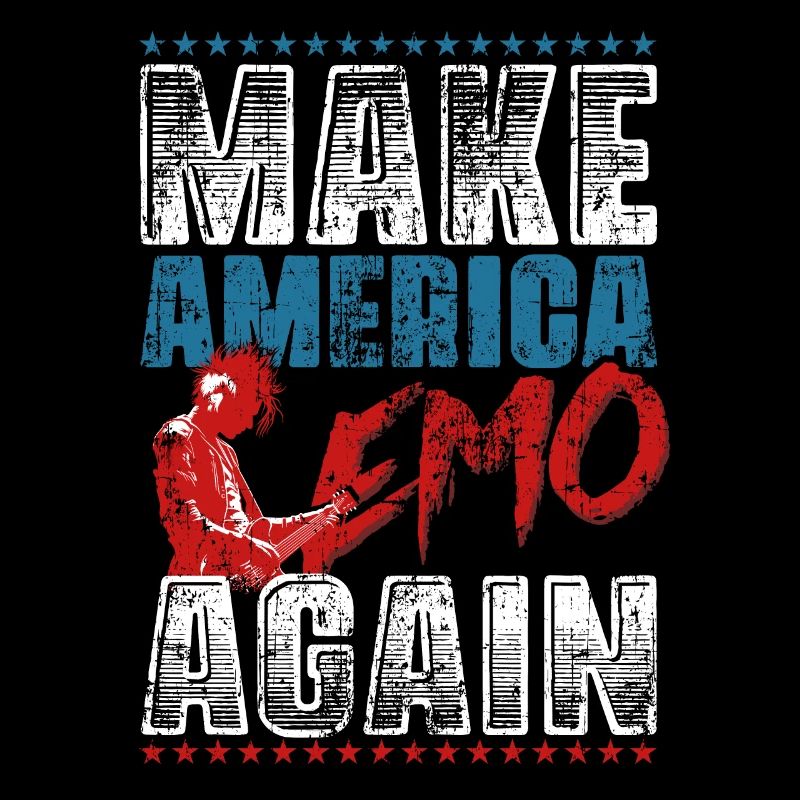 Emoticon Make America Emo Again Emocore Aesthetic