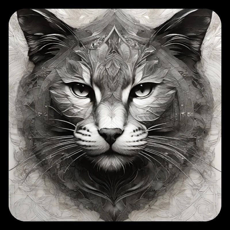 Cooles Katzen Gesicht