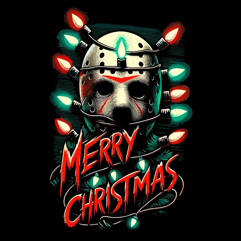 Merry Christmas Festive Slasher Candy Cane Menace