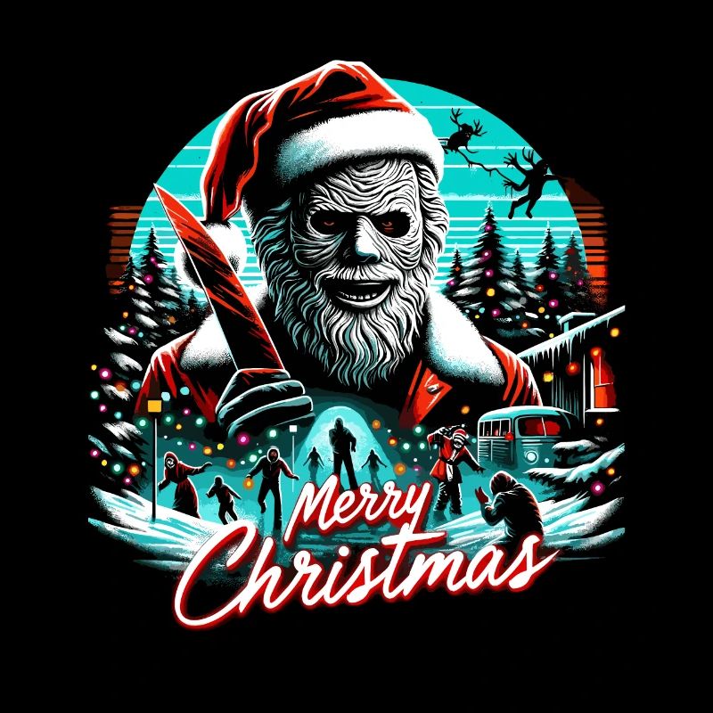 Joyeux Noël Festif Slasher Candy Cane Menace