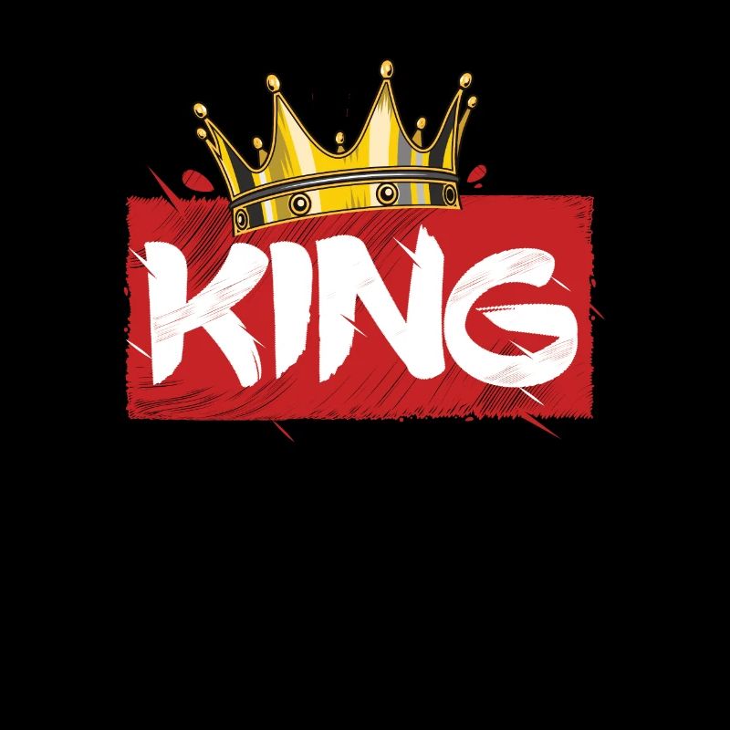 Couronne avec lettrage King