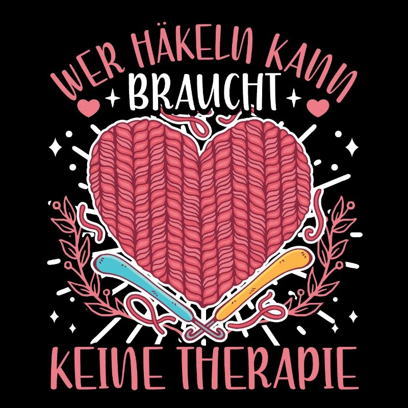 Crochet Saying & Therapy, Handmade Crochet