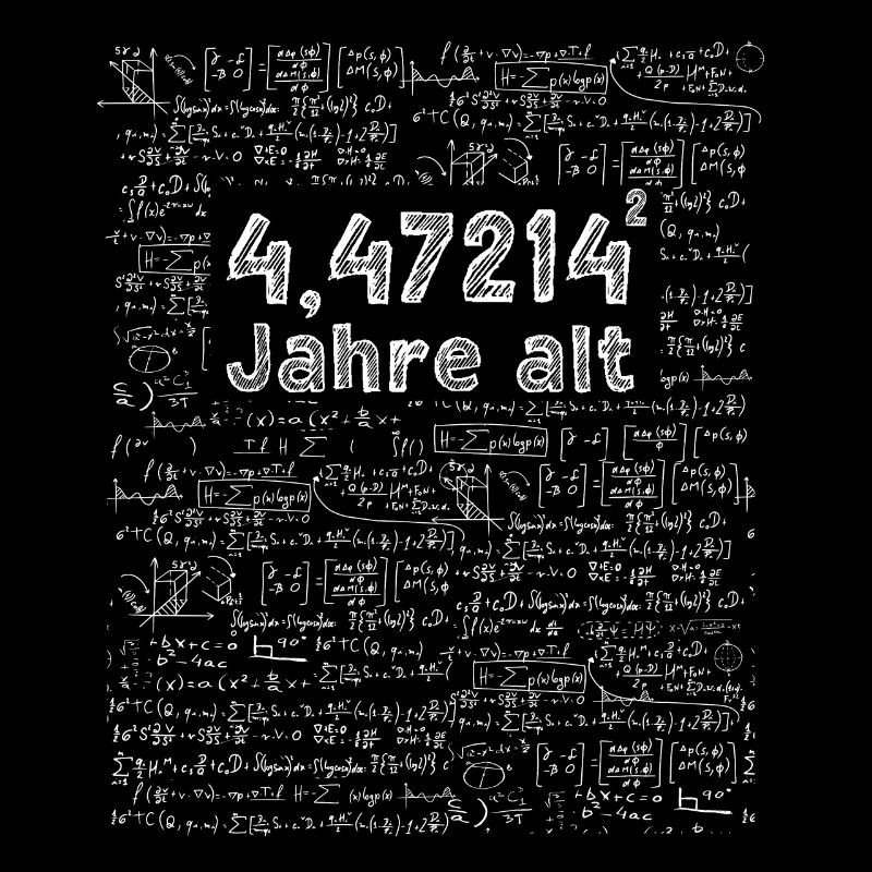 20e anniversaire Mathématicien Mathématicien 20 ans