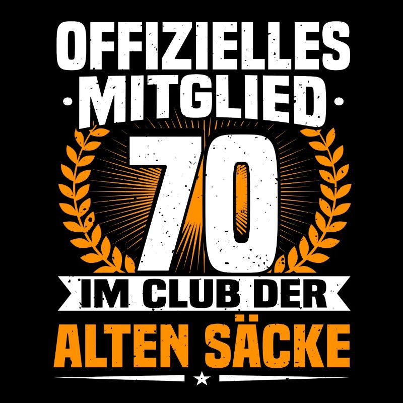 70. Geburtstag Mann, 70 Jahre alt Geburtstag