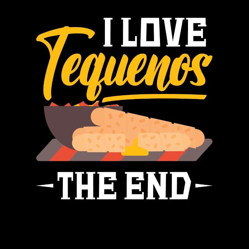 "I love tequeños" at the end